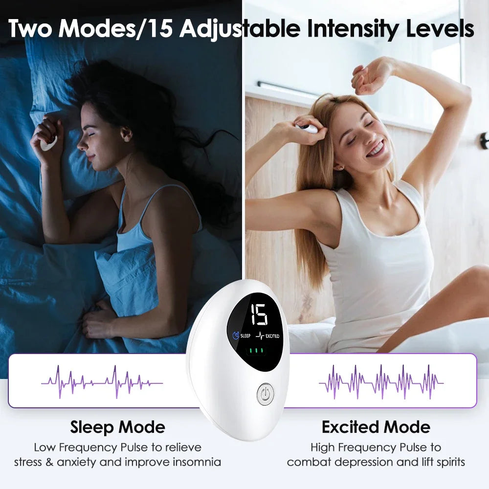 Microcurrent Sleep Aid Device Pulse Stimulation for Insomnia and Anxiety Relief at Night - 5