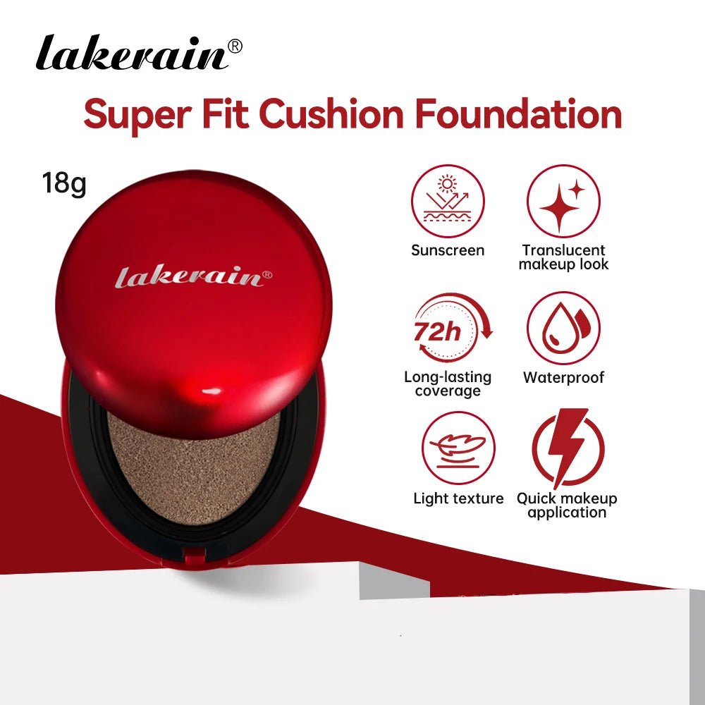 Cushion Foundation Long Lasting Coverage and Sun Protection for Daily Face Makeup - 3