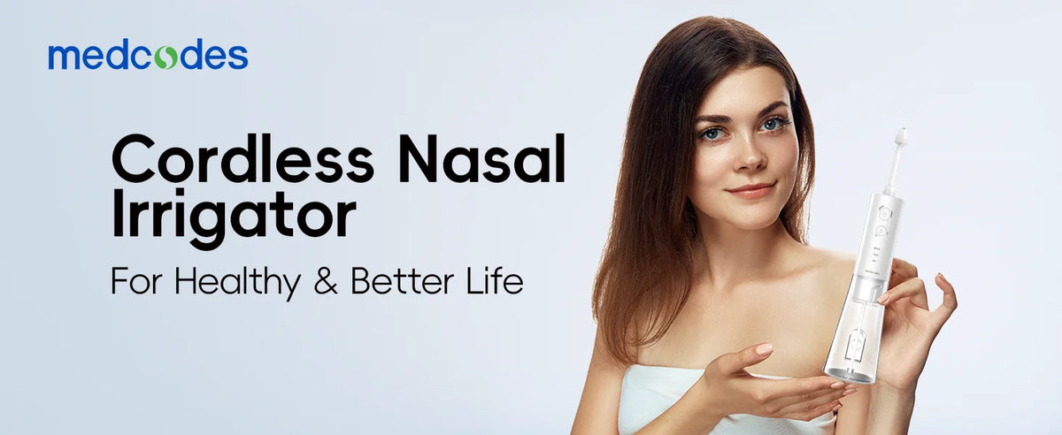 Electric Nasal Irrigator Portable Sinus Rinse Bottle for Adults at Home or Travel