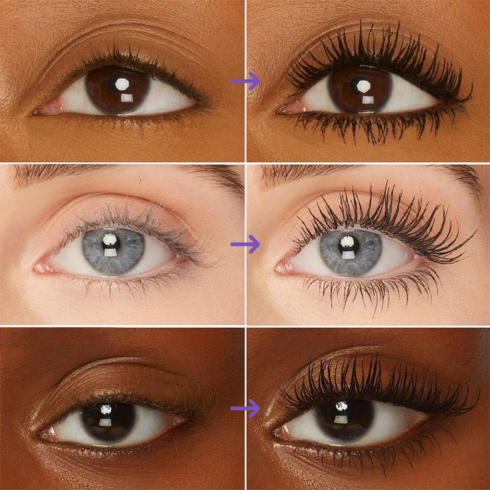 5D Mascara Waterproof Lengthening Volumizing Makeup for Everyday Use and Special Occasions