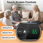 Cordless Heated Waist Massager with Red Light Therapy Vibration Support for Home Relaxation