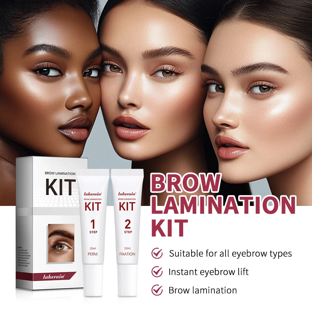 Brow Lamination Kit Professional Semi Permanent Eyebrow Lift for Salon Home Beauty Makeup