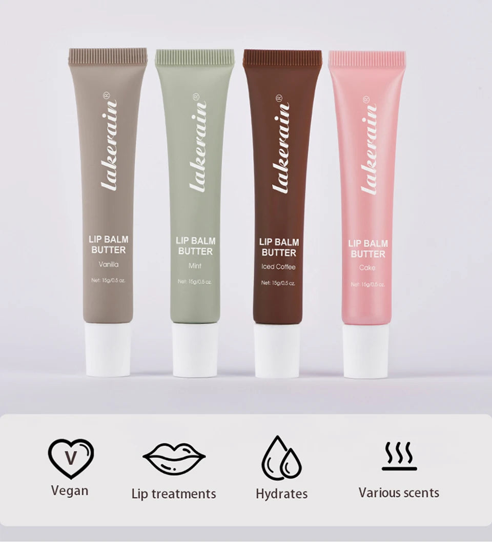 Lip Balm Butter Moisturizing Lip Gloss for Daily Hydration and Shiny Smooth Lips