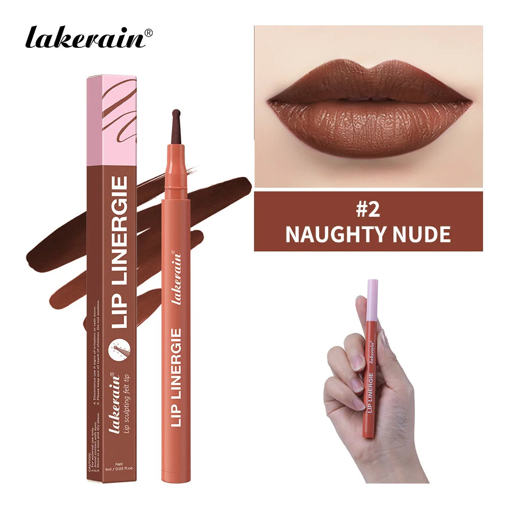 Lip Contour Stain Pen Long Lasting Waterproof Makeup for Daily Beauty and Travel - 31