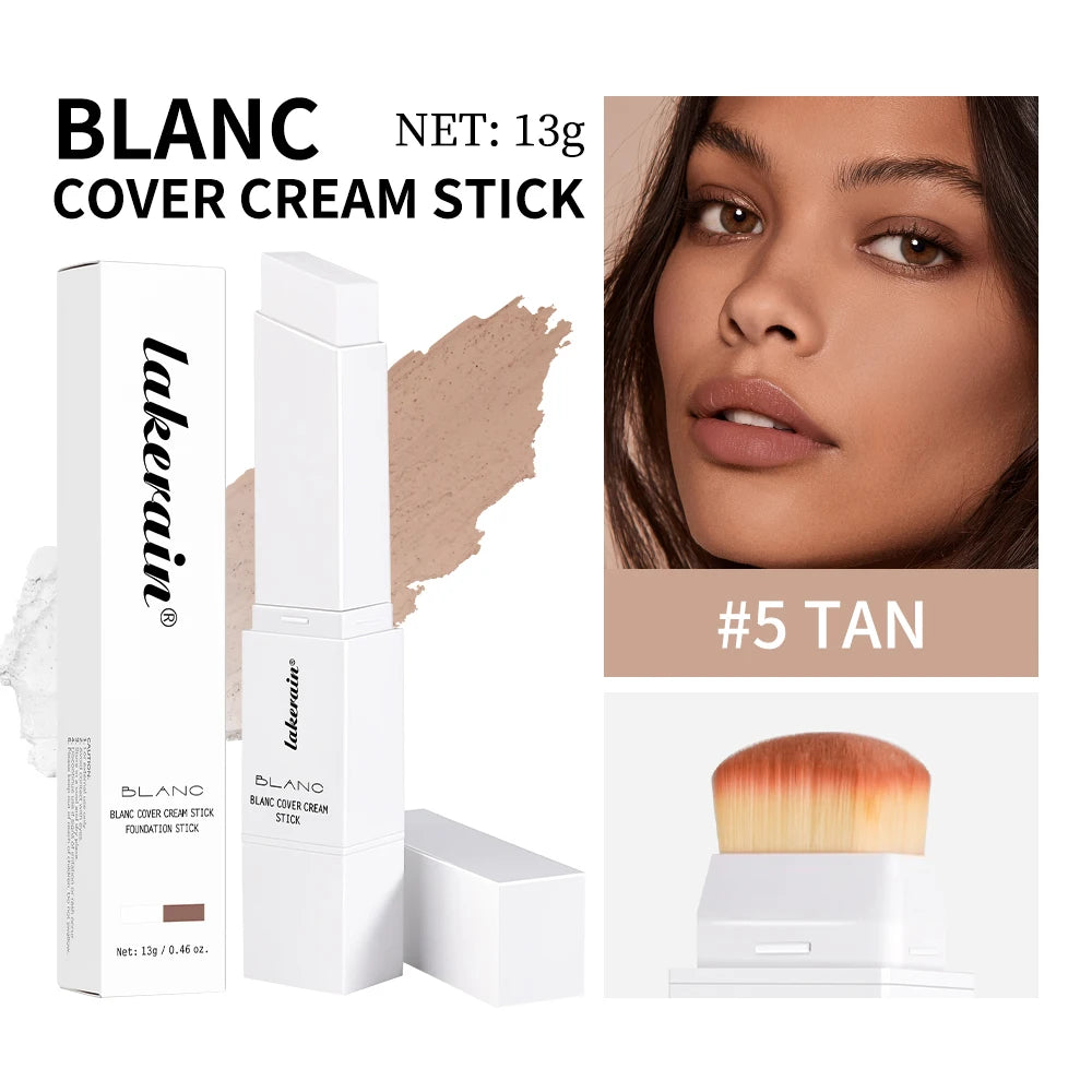 Blanc Cover Cream Stick Hydrating Foundation and Concealer for Daily Makeup Application