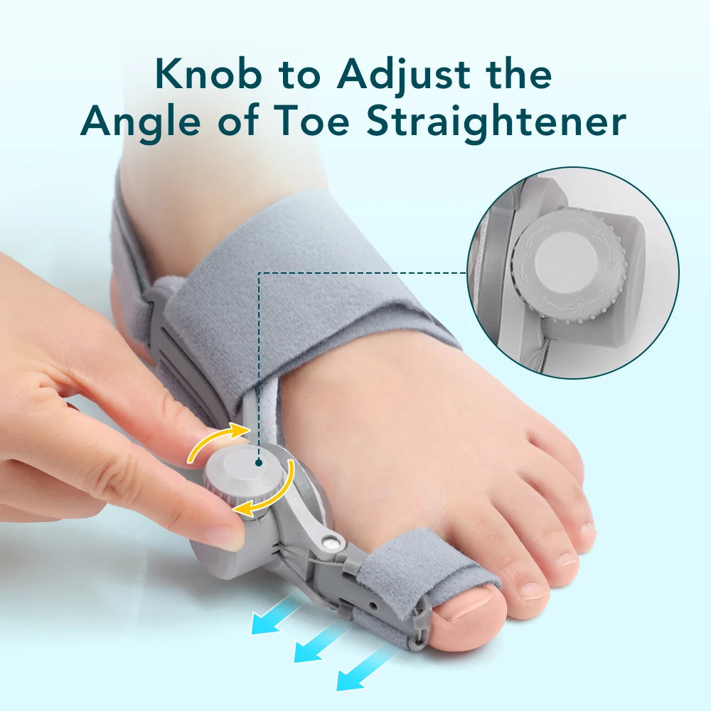 Big Toe Valgus Corrector Adjustable Bunion Splint for Painless Foot Relief at Home