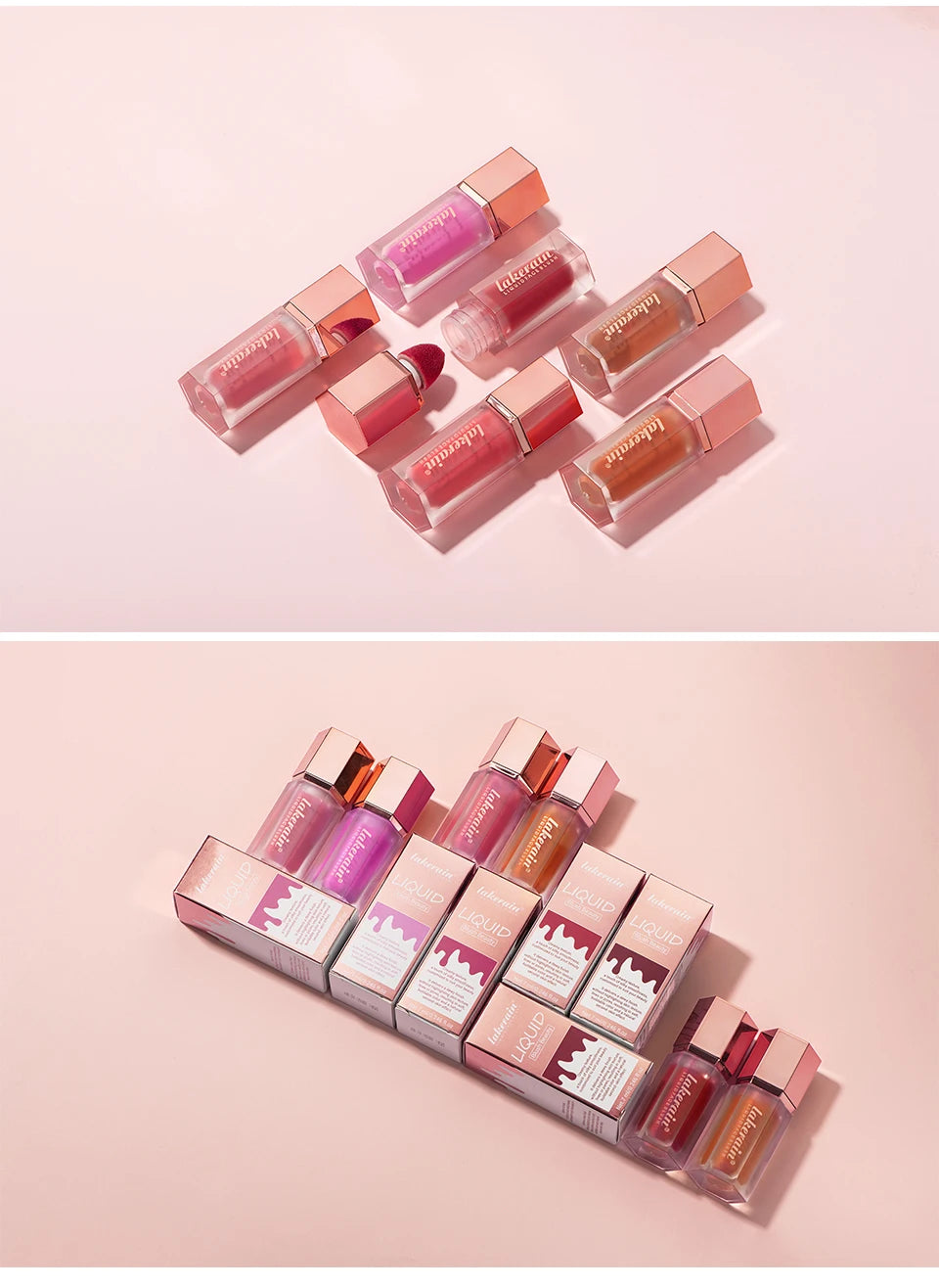 Liquid Blush Waterproof Creamy Texture Face Makeup for Natural Matte Finish Everyday Glow - 18