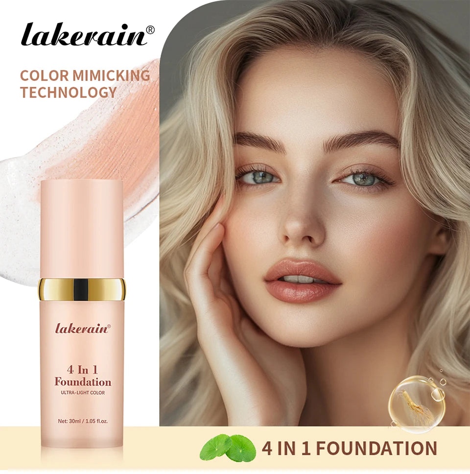 Color Changing Foundation Moisturizing Concealer for Even Skin Toning Daily Makeup Routine