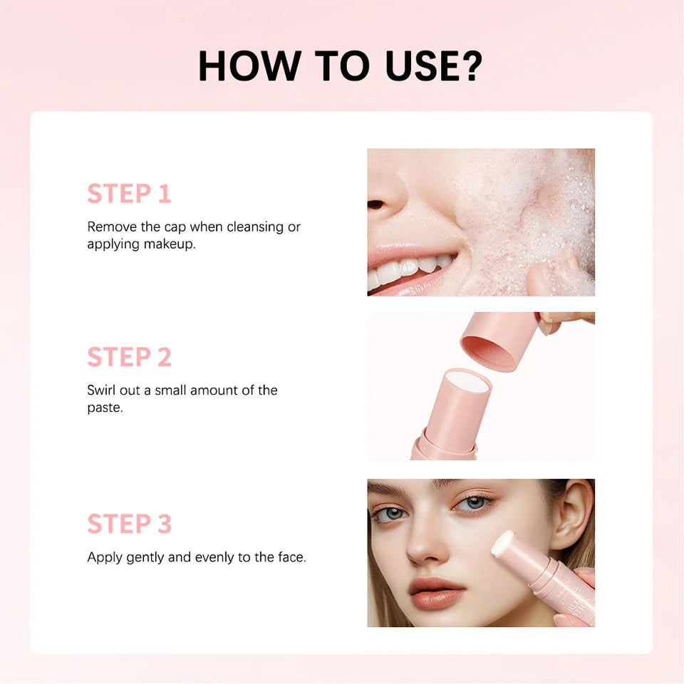 Blur Stick Face Primer Pore Minimizing Oil Control Makeup Base for Daily Use and Smooth Skin