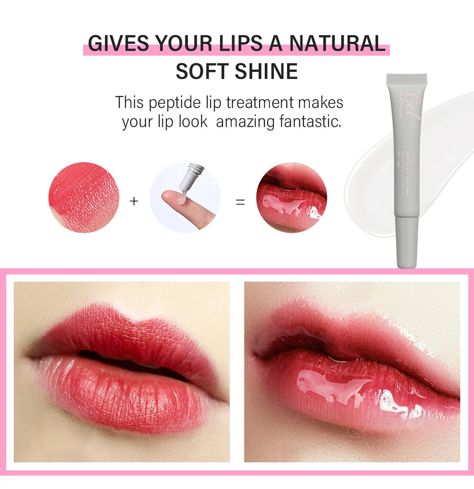 Peptide Lip Treatment Moisturizer for Dry Lips and Daily Lip Care Routine