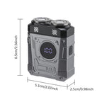 Mini Electric Shaver Portable Rechargeable Rotary Razor for Men and Women Travel Grooming