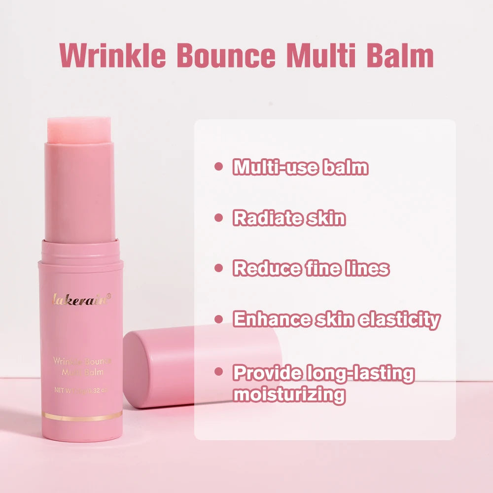 Wrinkle Bounce Multi Balm Moisturizing Stick for Face and Neck Skin Care Daily Routine