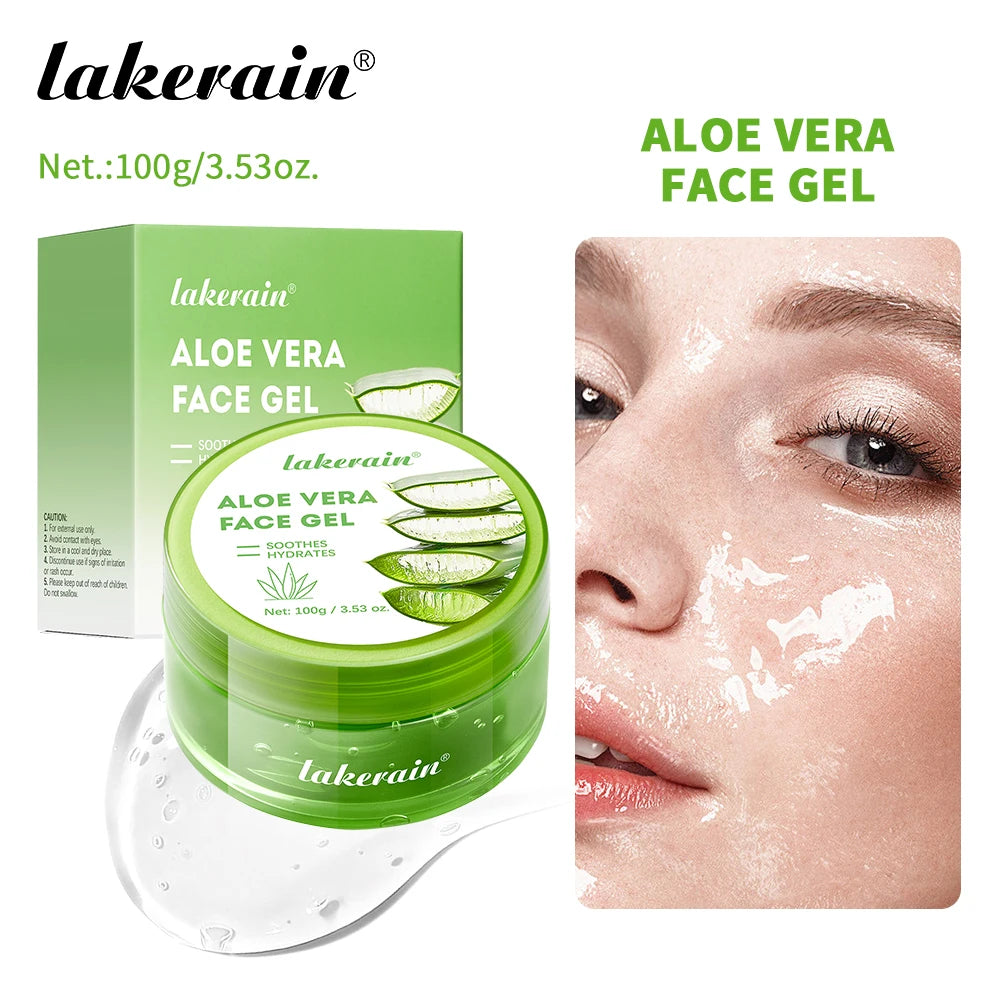 Aloe Vera Gel Moisturizing Soothing Face Cream for Women and Men Daily Skin Hydration