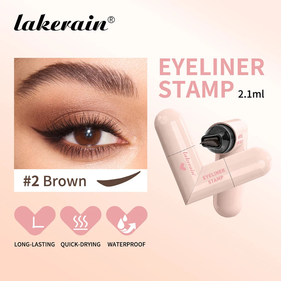 Eyeliner Stamp Waterproof Winged Tool for Beginners and Quick Makeup Routine Professionals - 7