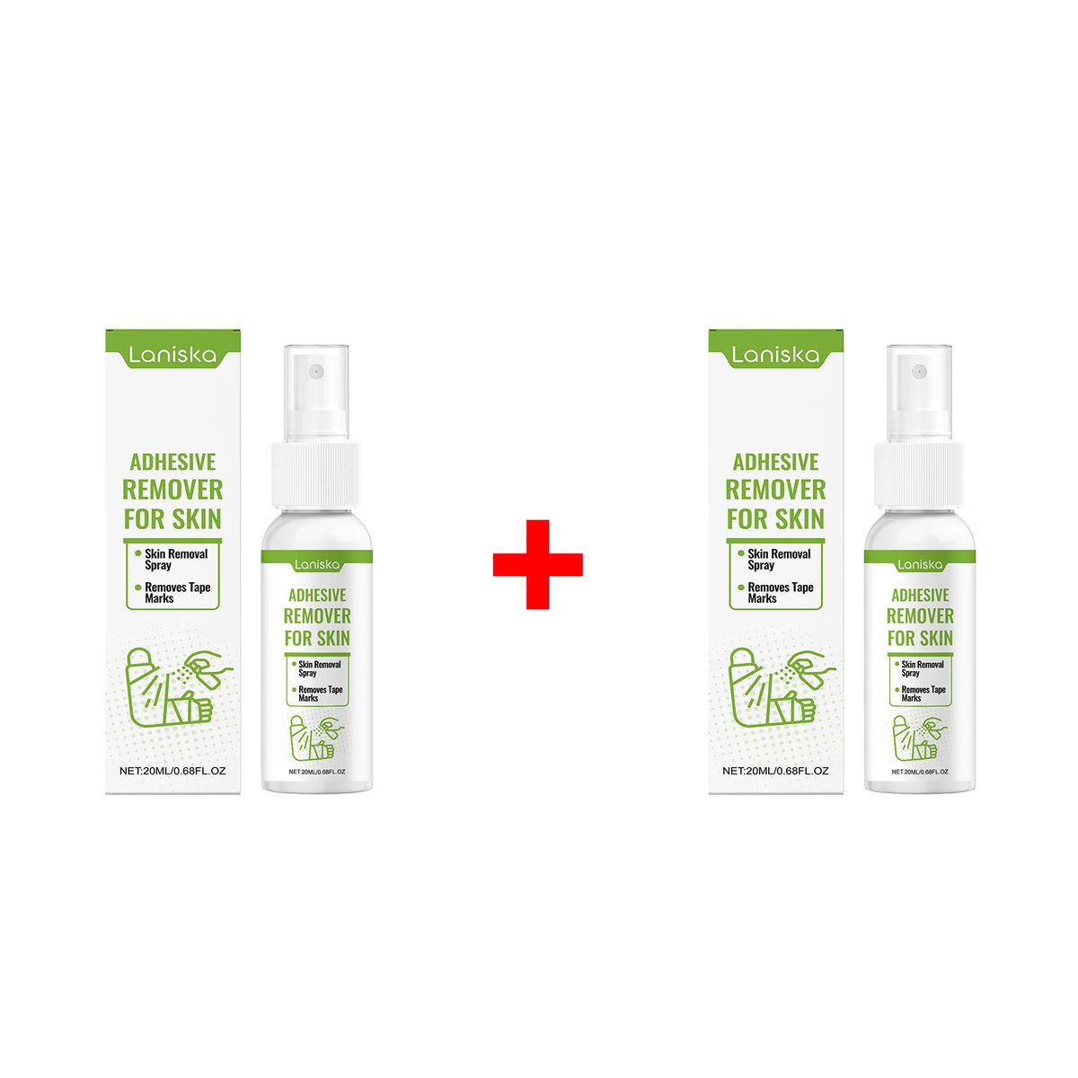 Adhesive Remover Spray for Skin Tape Marks and Bandage Residue for Adults at Home Use