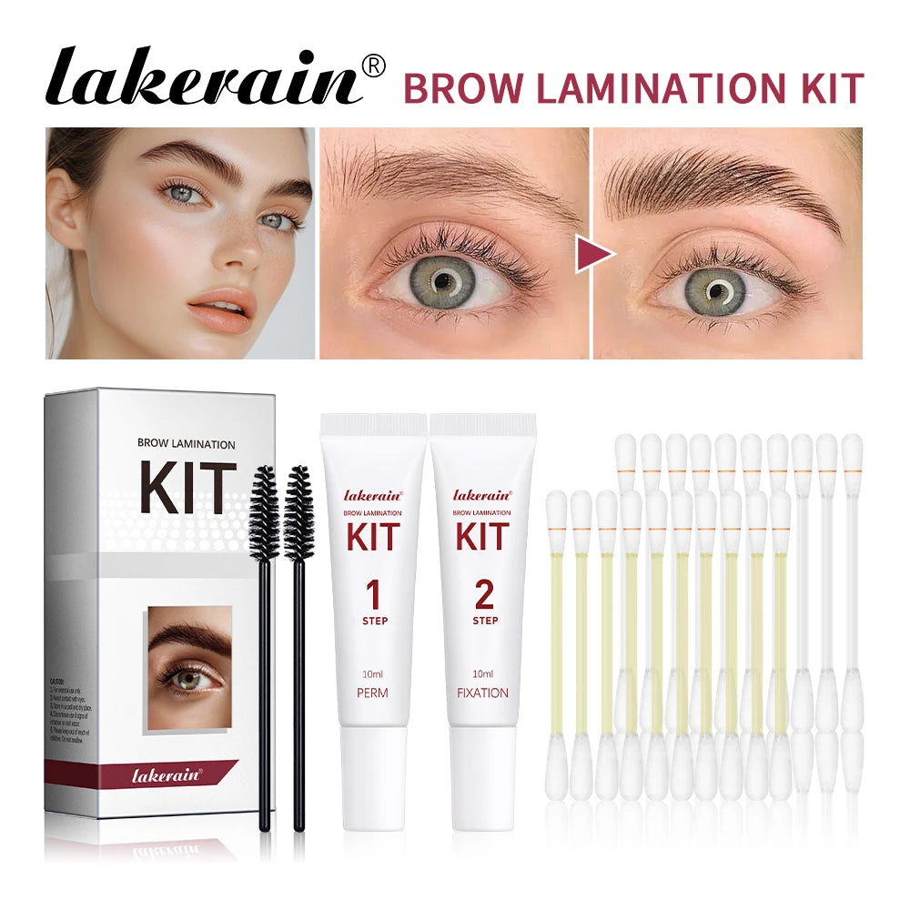 Brow Lamination Kit Professional Semi Permanent Eyebrow Lift for Salon Home Beauty Makeup