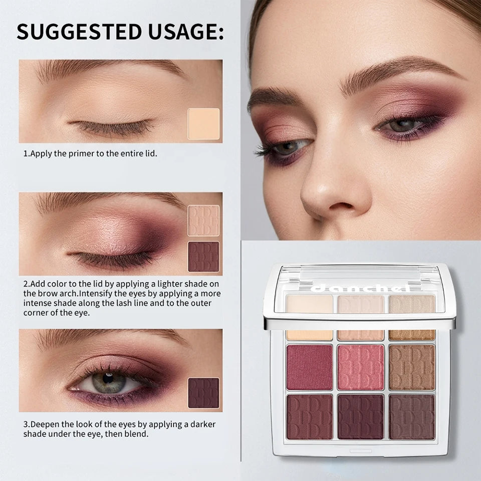 Artist Eyeshadow Palette Highly Pigmented Matte Shimmer Makeup for Women Daily and Party