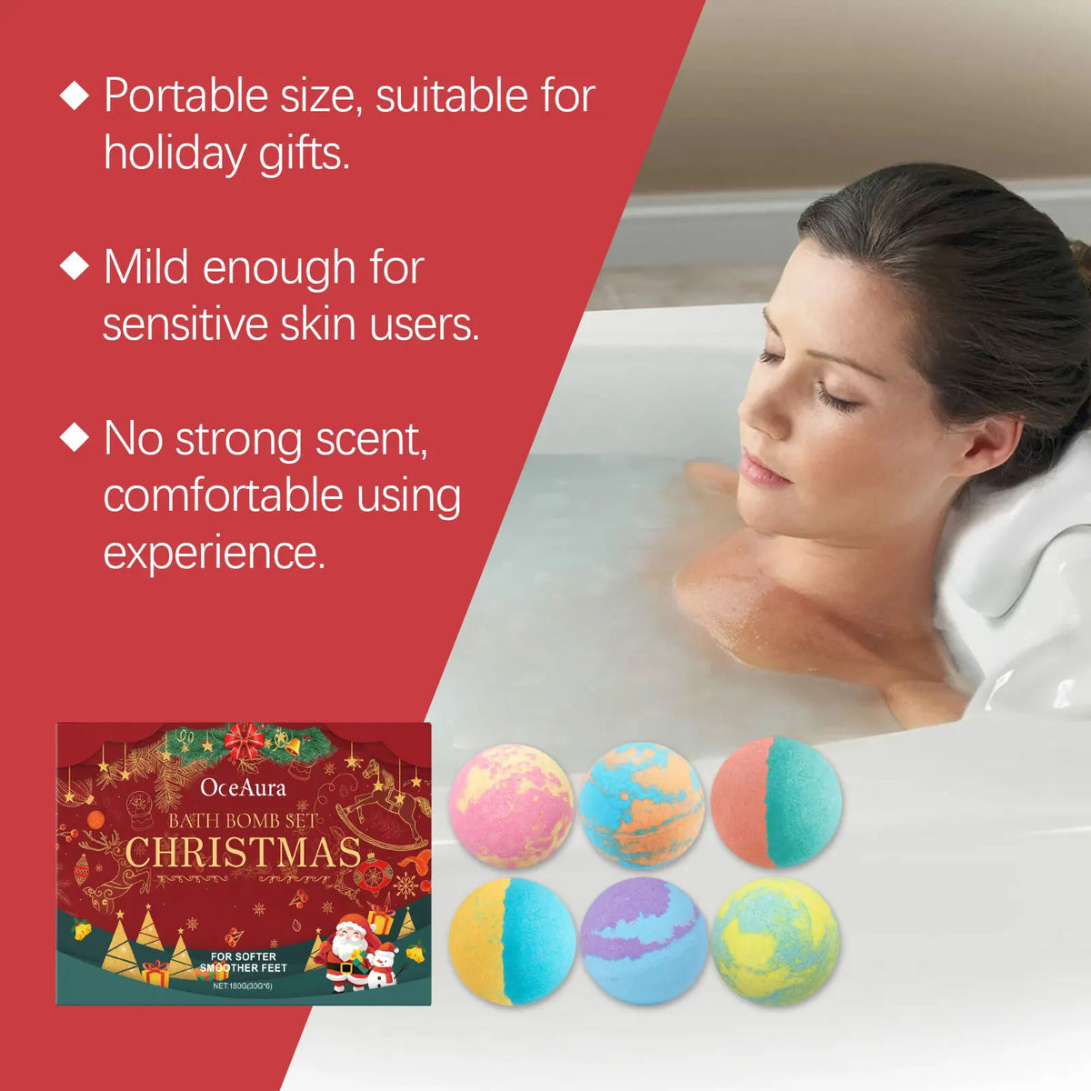 Children Bath Bombs Set Natural Aromatherapy Moisturizing Balls for Kids Relaxation at Home