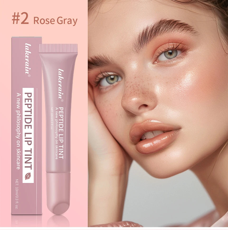 Peptide Lip Tint Moisturizing Gloss with Silky Smooth Texture for Daily Use and Care - 9