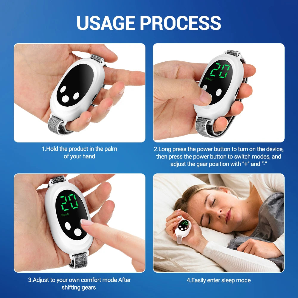 Intelligent Sleep Device Microcurrent Pulse Relief for Stress Relief and Restful Nights
