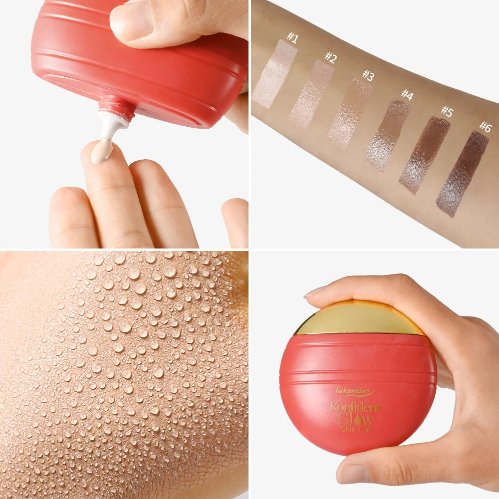 Konfident Glow Skin Tint Buildable Coverage Foundation for Radiant Daily Makeup Looks - 4