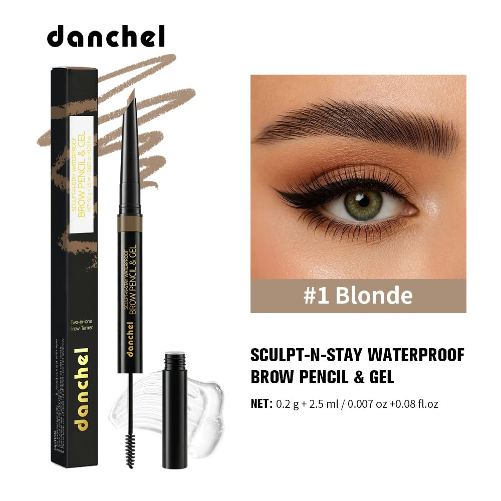 Waterproof Brow Pencil and Gel Smudge Proof Eyebrow Makeup for Women Daily Beauty Routine - 20