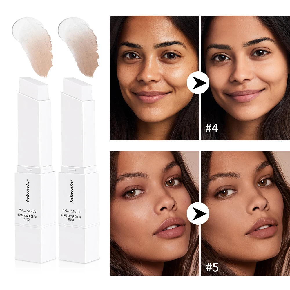 Color Changing Foundation Stick Full Coverage Concealer for Women Daily Makeup