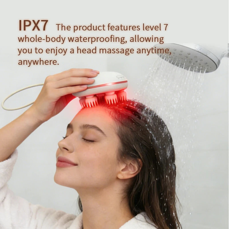 Scalp Massager Cordless Electric Head Scrubber for Deep Cleansing Relaxation at Home - 2