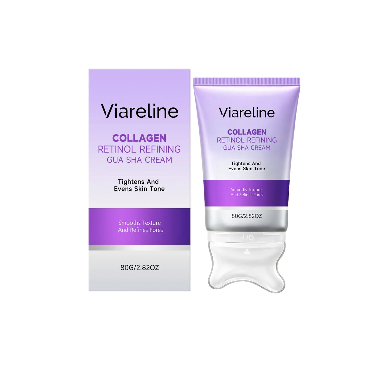 Collagen Retinol Gua Sha Cream Firming Lifting Skincare for Women and Men Daily Facial Routine