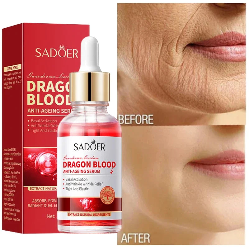 Dragon Blood Face Serum Anti Aging Moisturizing Essence for Smooth Radiant Skin Daily Care