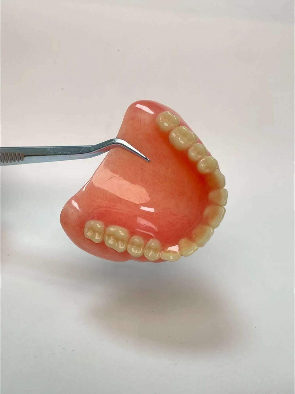 Moldable Silicone Denture Set Natural False Teeth for Instant Smile Improvement at Home Use