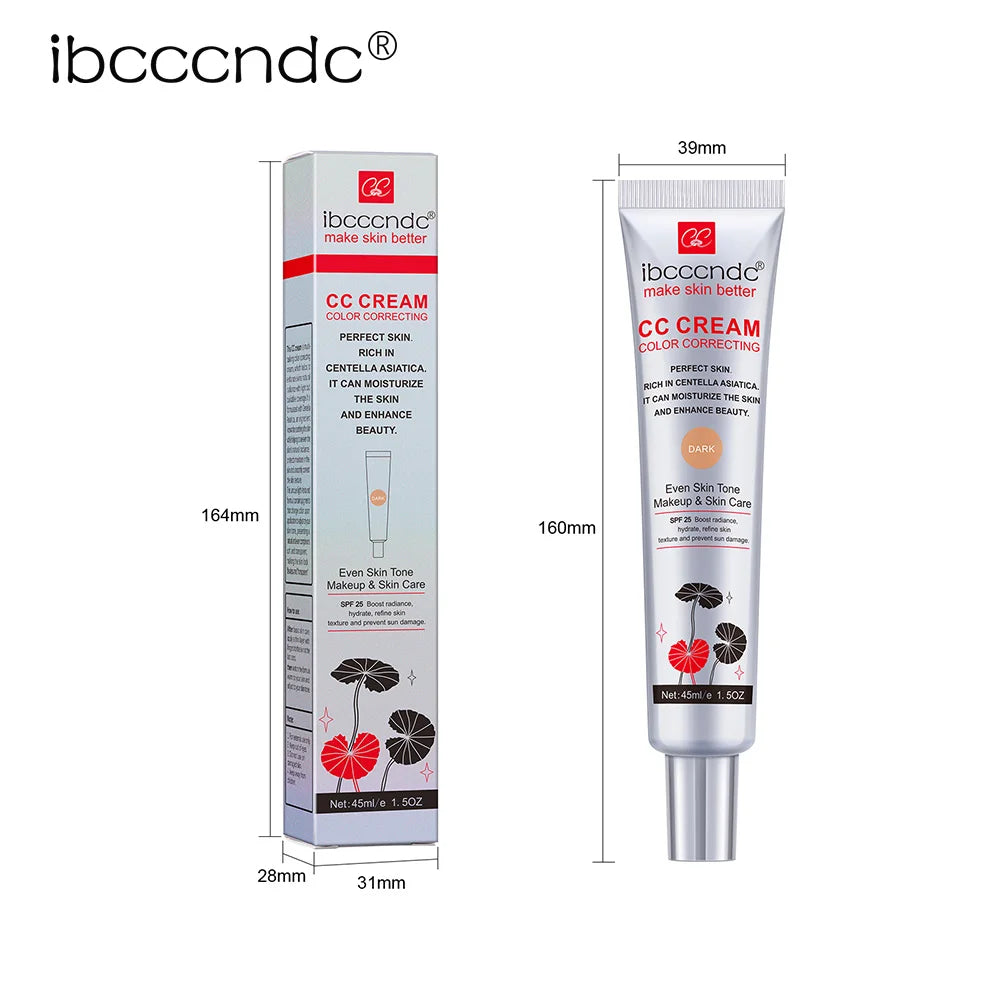 Color Correcting CC Cream Natural Concealer Foundation for Radiant Skin and Even Complexion Daily