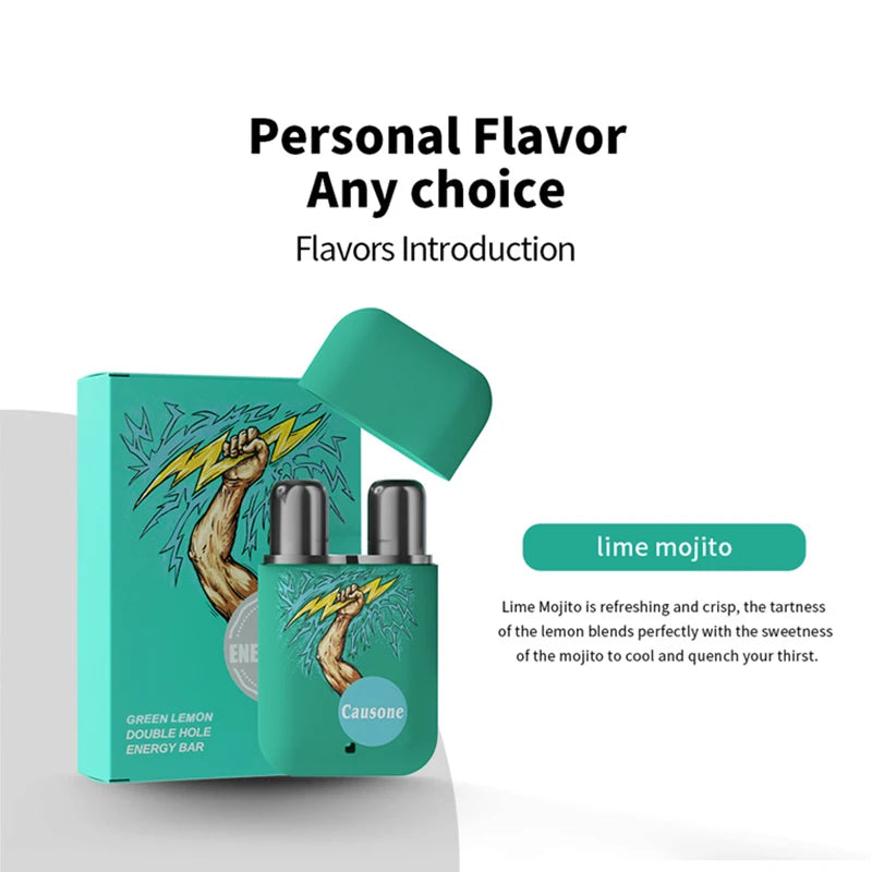 Biporous Nasal Inhaler Refreshing Aromatherapy Stick for Men for Daily Energy and Breathing