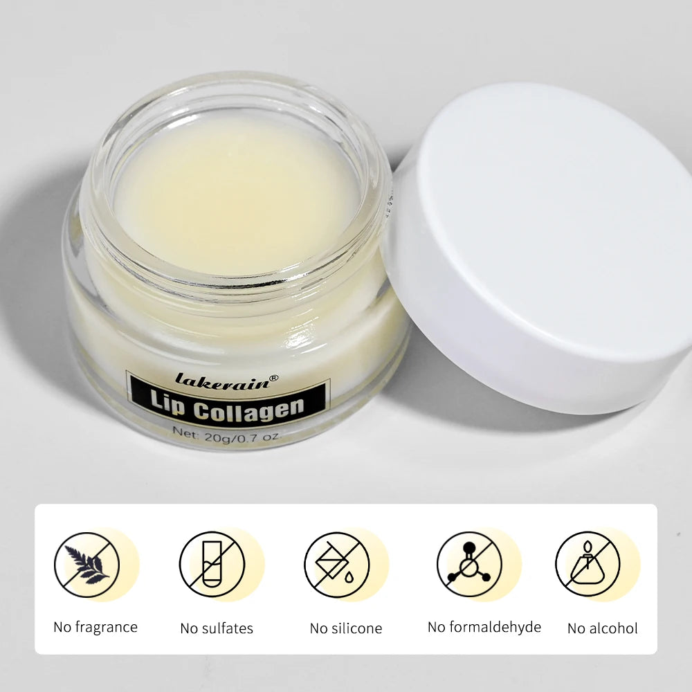Collagen Lip Mask Moisturizing Hydrating Treatment for Dry Lips Day and Night Care