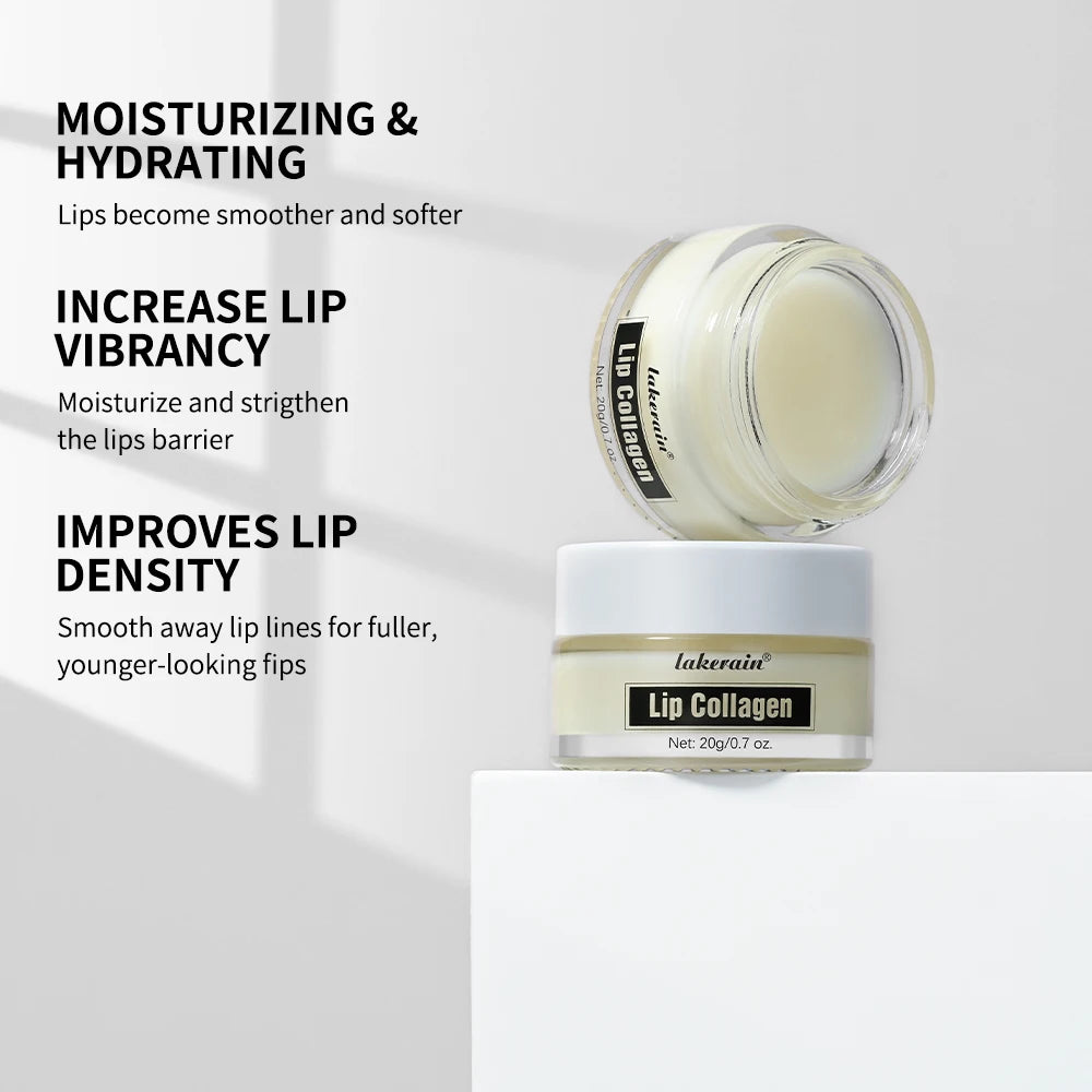 Collagen Lip Mask Moisturizing Hydrating Treatment for Dry Lips Day and Night Care