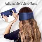 Silk Sleep Mask Blackout Eye Cover Adjustable Soft Sleeping Aid for Women Traveling and Naps