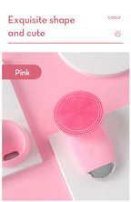 Electric Facial Cleansing Brush Sonic Vibration Scrubber for deep pore cleaning at home