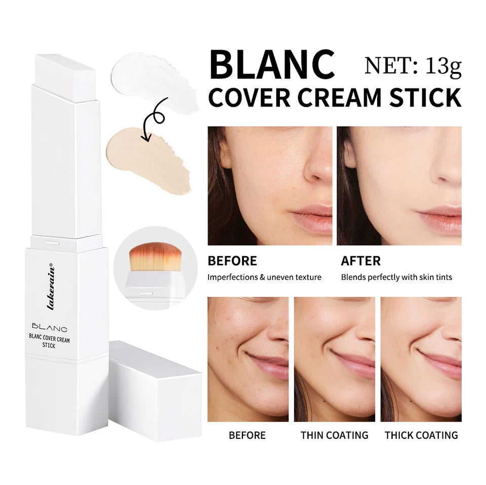 Blanc Cover Cream Stick Hydrating Foundation and Concealer for Daily Makeup Application - 11