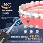 Electric Toothbrush Water Flosser Combo Oral Care Kit for Adults at Home