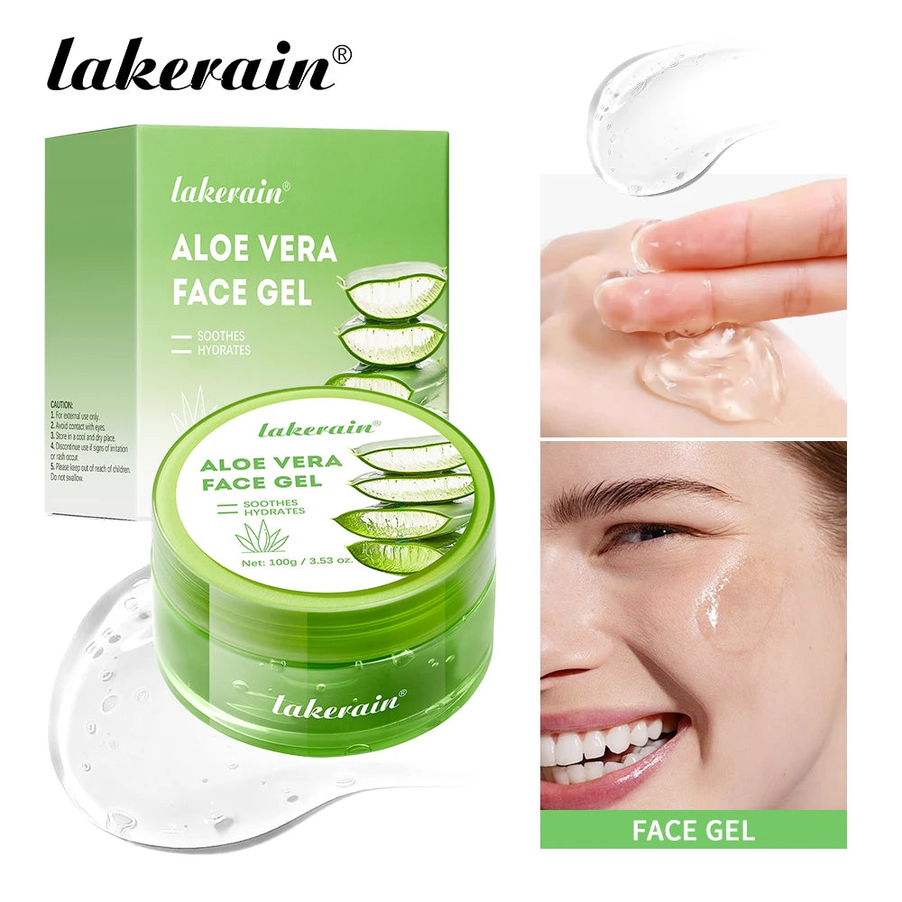 Aloe Vera Gel Moisturizing Soothing Face Cream for Women and Men Daily Skin Hydration