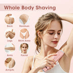 Electric Shaver for Women Waterproof Body Trimmer for Bikini Underarm Legs and Smooth Skin