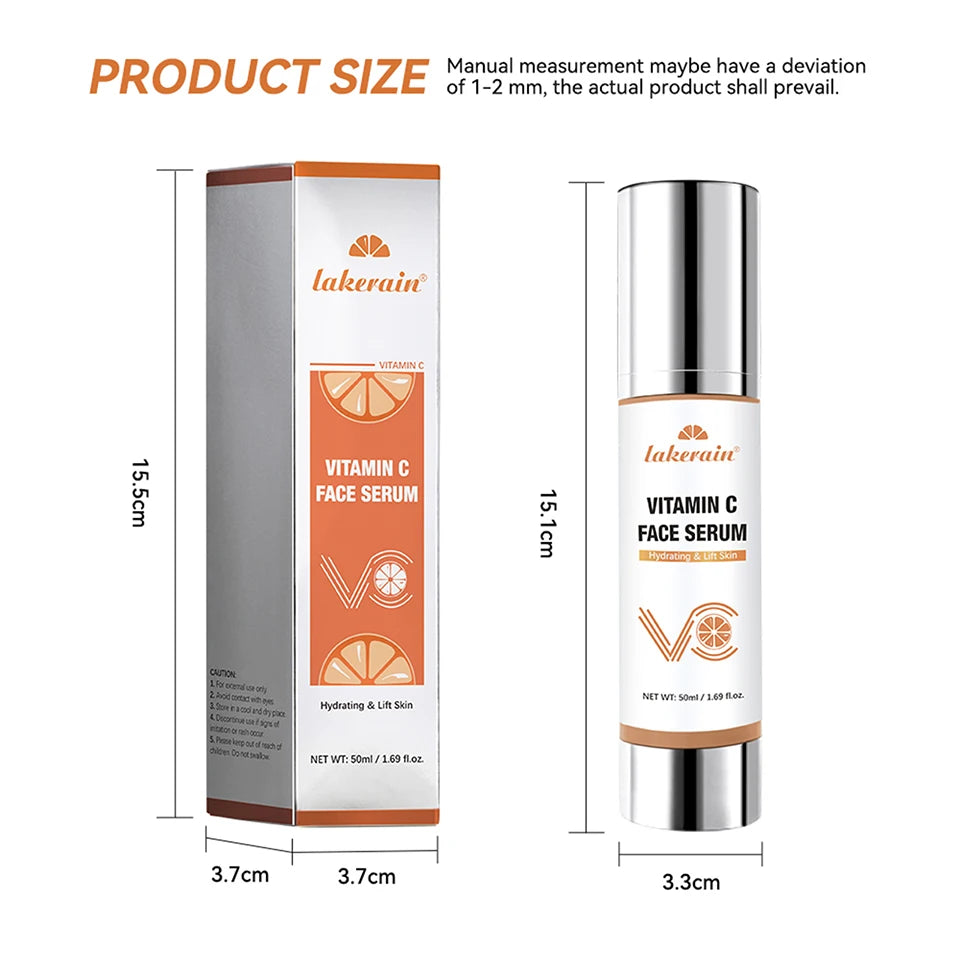 Vitamin C Face Serum Moisturizing Brightening Essence for Daily Skin Care Routine