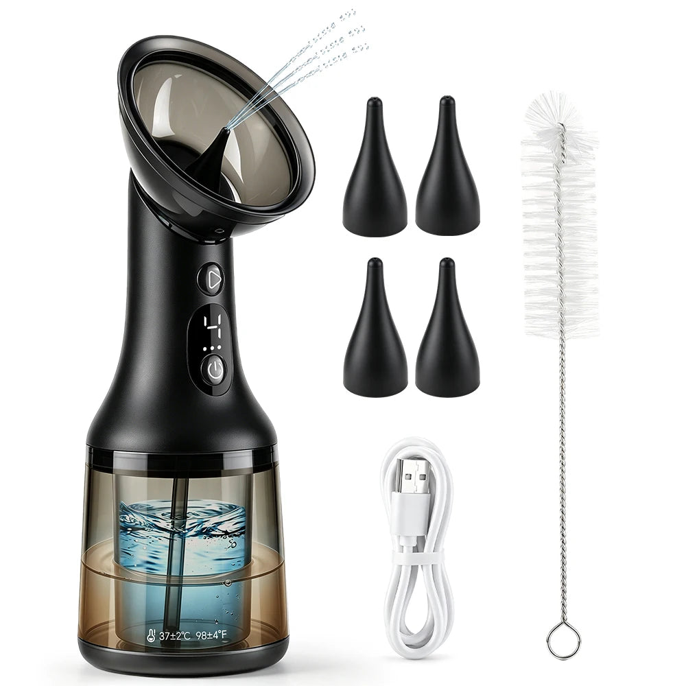 Ear Wax Removal Tool with Dual Water Tank System for Daily Home Ear Irrigation and Cleaning