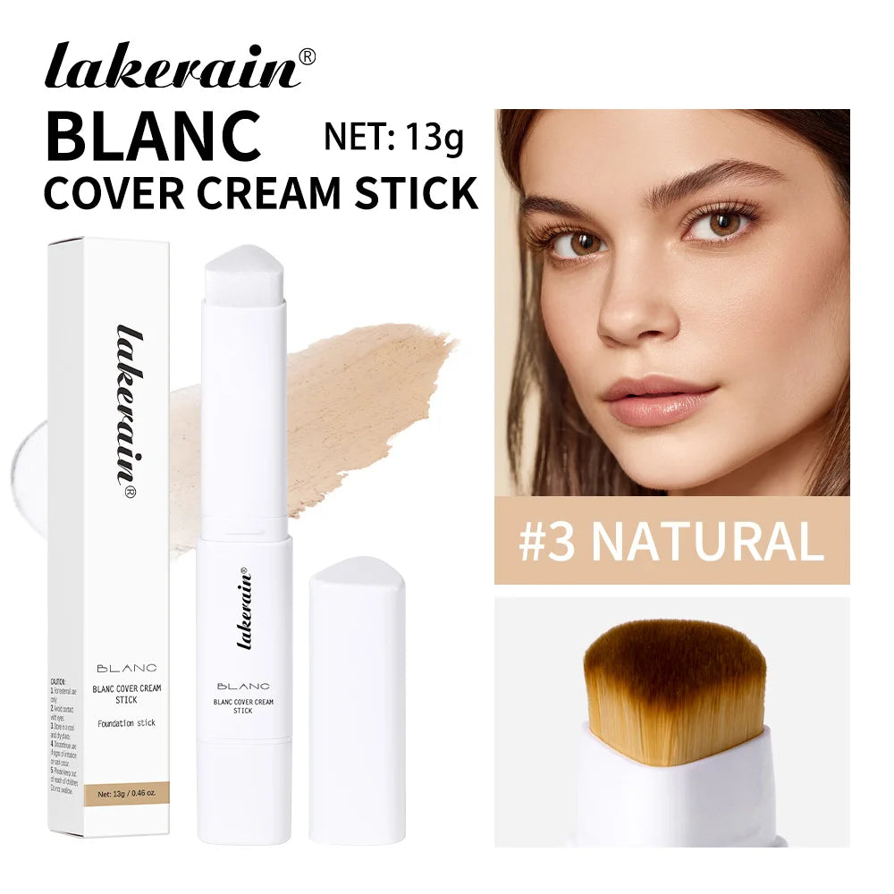 Color Changing Foundation Stick Full Coverage Concealer for Women Daily Makeup
