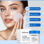 Pore Toner Pad and Peptide Serum Set Deep Moisturizing Glow for Unisex Daily Facial Skin Care