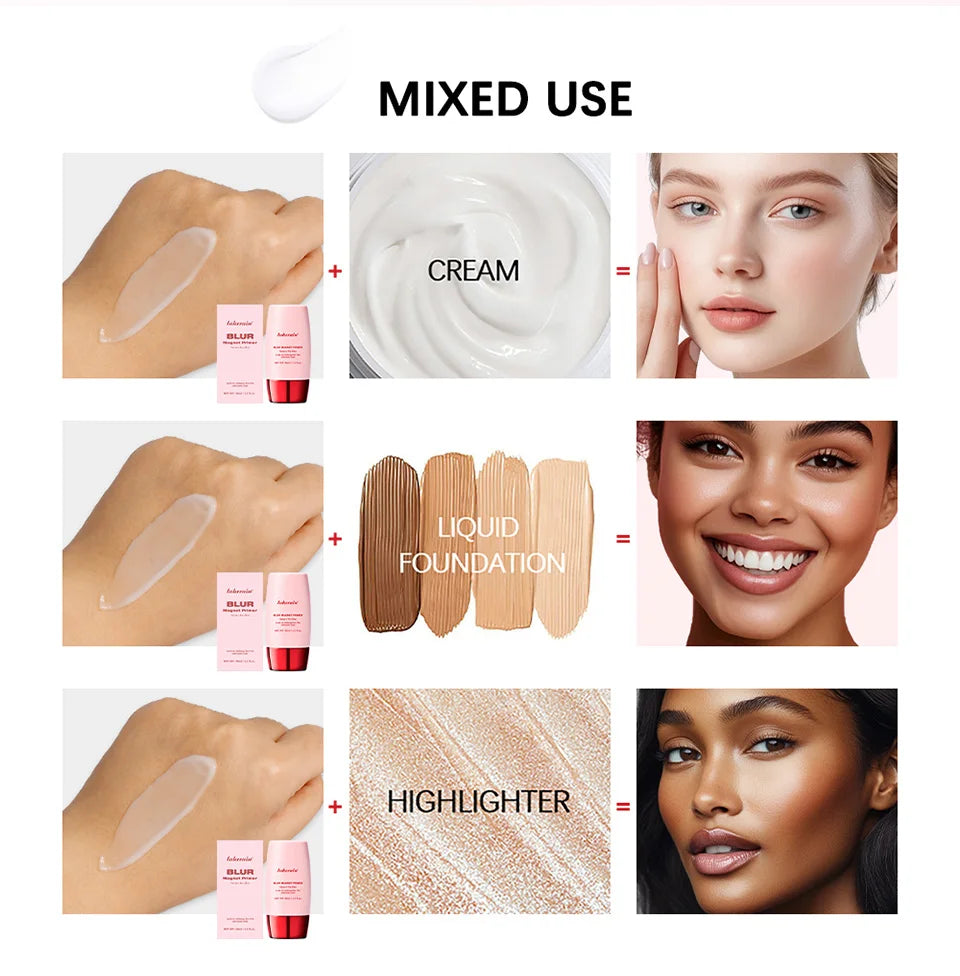 Blur Magnet Primer Pore Minimizing Face Makeup Base for Smooth Matte Finish Daily Wear