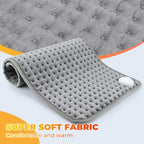 Electric Heating Pad with 9 Heat Settings and Timer for Home and Office Use During Winter
