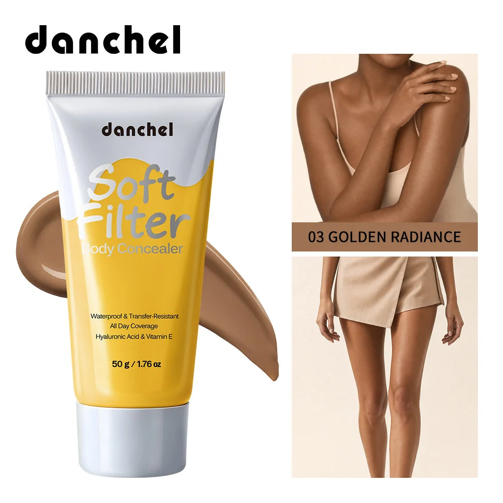 Body Concealer Waterproof Transfer Resistant Foundation for Skin Scars Tattoos