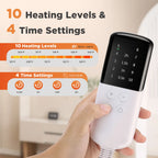 Electric Heating Pad with Hand Pockets Adjustable Warm Wrap for Waist Back at Home