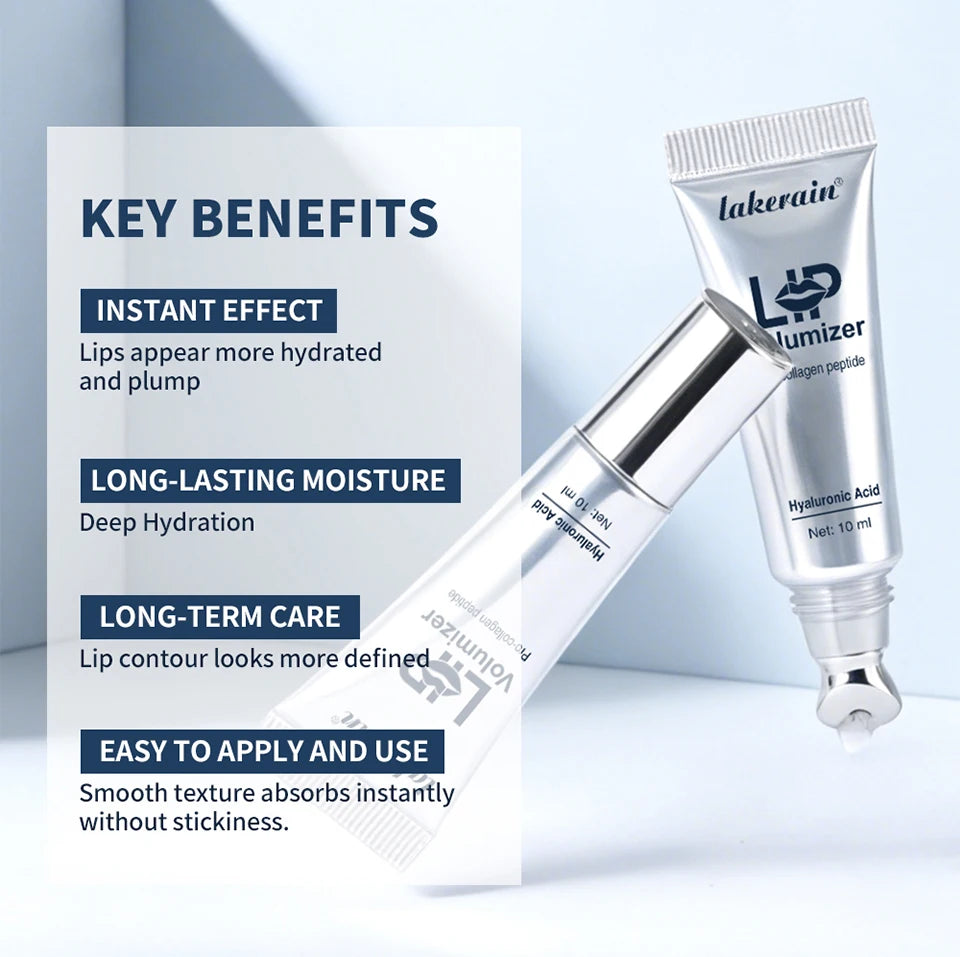 Lip Volumizer Serum Deep Hydration Moisturizing Gloss for Fuller Looking Lips Everyday Use